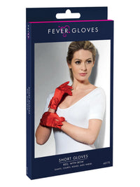 Gloves, Short, Red Dress Loud