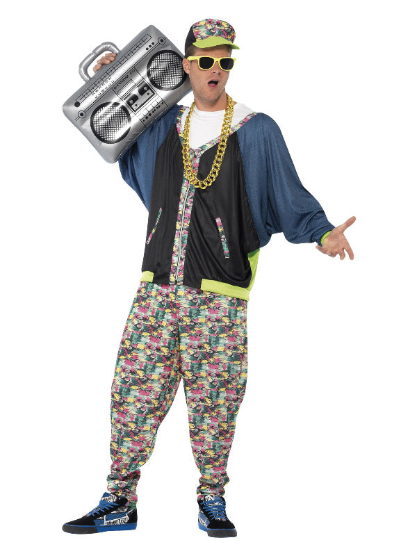 80s Hip Hop Costume, Patterned Dress Loud