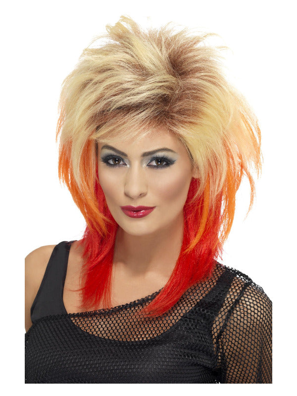 80s Mullet Wig, Blonde Dress Loud