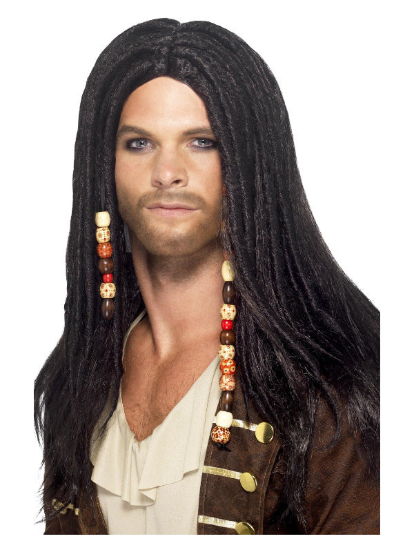 Pirate Wig, Black Dress Loud