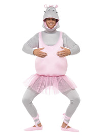 Ballerina Hippo Costume, Pink Dress Loud