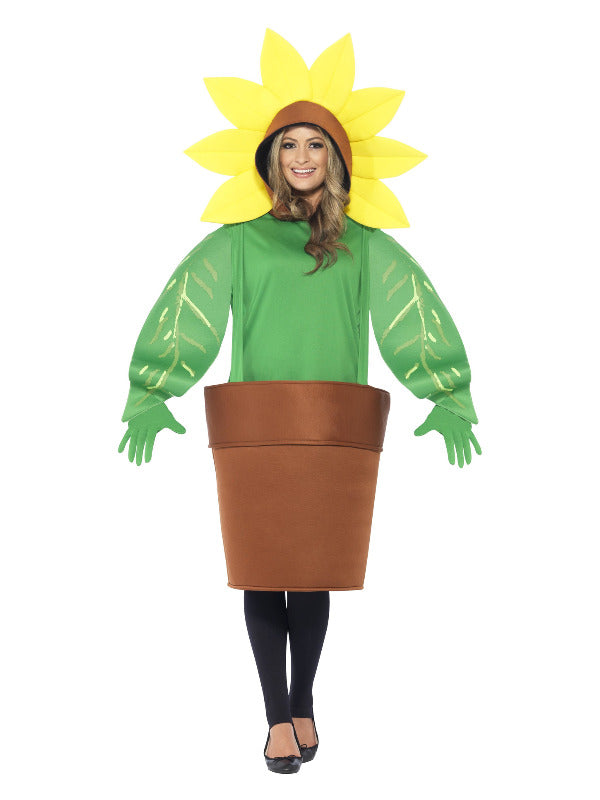 Sunflower Costume, with Top with Attached Hood Dress Loud