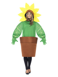 Sunflower Costume, with Top with Attached Hood Dress Loud