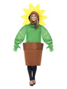 Sunflower Costume, with Top with Attached Hood