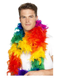 Feather Boa, 80g, Rainbow Dress Loud