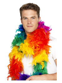 Feather Boa, 80g, Rainbow Dress Loud