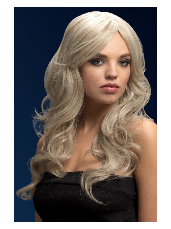 Fever Nicole Wig, Silver Blonde, Blonde Dress Loud