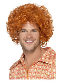 Curly Afro Wig, Ginger Dress Loud