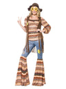 Harmony Hippie Costume, Multi-Coloured