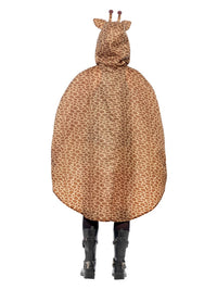 Giraffe Party Poncho, Brown Dress Loud