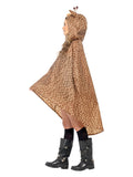 Giraffe Party Poncho, Brown Dress Loud