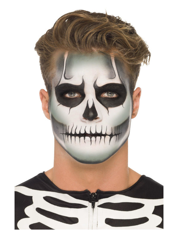 Smiffys Make-Up FX, GID Skeleton Kit, Grease, Blac Dress Loud