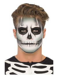Smiffys Make-Up FX, GID Skeleton Kit, Grease, Blac Dress Loud