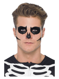 Smiffys Make-Up FX, GID Skeleton Kit, Grease, Blac Dress Loud
