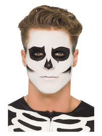 Smiffys Make-Up FX, GID Skeleton Kit, Grease, Blac Dress Loud