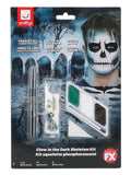 Smiffys Make-Up FX, GID Skeleton Kit, Grease, Blac Dress Loud