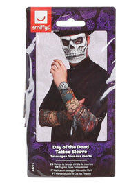 Day of the Dead Tattoo Sleeve, Multi-Coloured Dress Loud