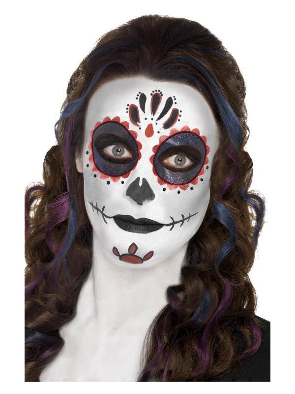 Smiffys Make-Up FX, Day of the Dead Kit, Aqua, Dress Loud