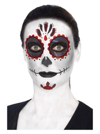 Smiffys Make-Up FX, Day of the Dead Kit, Aqua, Dress Loud