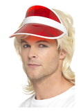 80s Sun Visor, Red Dress Loud