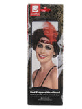 Flapper Headband, Red Dress Loud