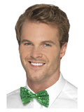 Sequin Bow Tie, Green Dress Loud