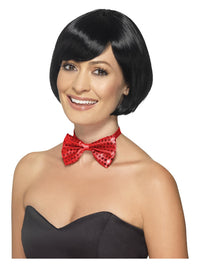 Sequin Bow Tie, Red Dress Loud