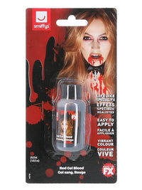 Smiffys Make-Up FX, Gel Blood, Red Dress Loud