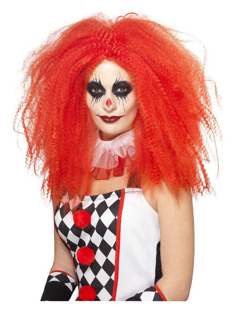 Clown Wig, Red Dress Loud