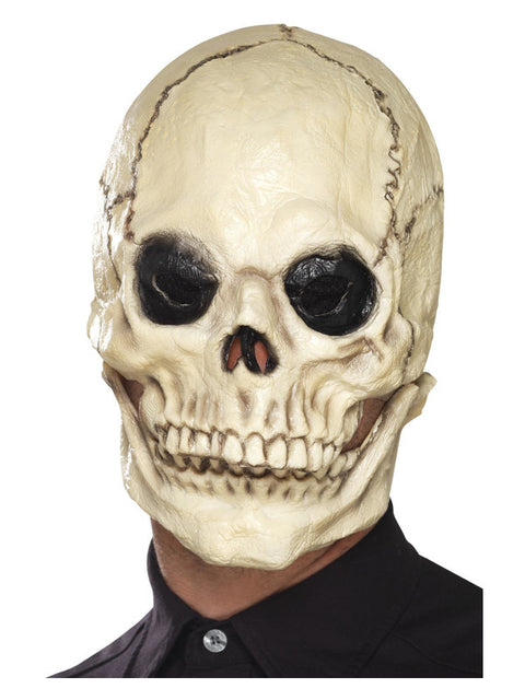 Skull Mask, Latex, White Dress Loud