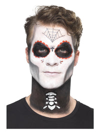Smiffys Make-Up FX, DOTD Se±or Bones Kit, Grease, Dress Loud