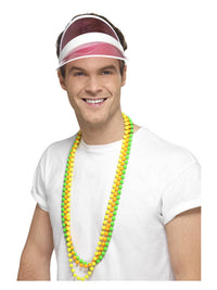 80s Sun Visor, Pink Dress Loud