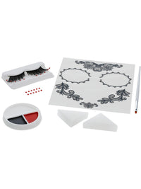 Smiffys Make-Up FX, DOTD Glamour Kit, Grease, Blac Dress Loud