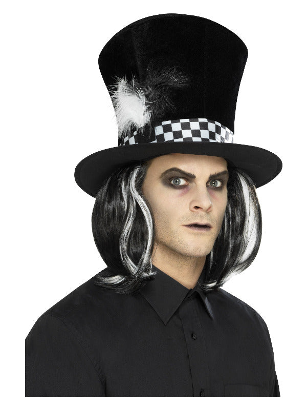 Dark Tea Party Top Hat, Black Dress Loud