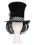 Dark Tea Party Top Hat, Black Dress Loud