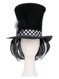 Dark Tea Party Top Hat, Black Dress Loud