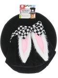 Tea Party March Hare Top Hat, Black & White Dress Loud