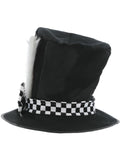 Tea Party March Hare Top Hat, Black & White Dress Loud