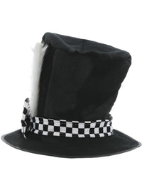 Tea Party March Hare Top Hat, Black & White Dress Loud