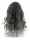 Deluxe Gothic Bride Wig, Grey Dress Loud