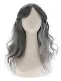 Deluxe Gothic Bride Wig, Grey Dress Loud