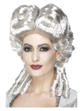 Deluxe Marie Antoinette Wig, White Dress Loud