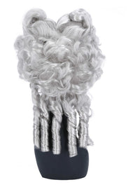 Deluxe Marie Antoinette Wig, White Dress Loud