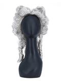 Deluxe Marie Antoinette Wig, White Dress Loud