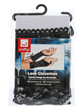 Lace Glovettes, Black Dress Loud