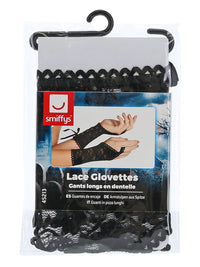 Lace Glovettes, Black Dress Loud