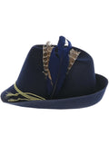 Authentic Bavarian Festival Hat, Blue Dress Loud