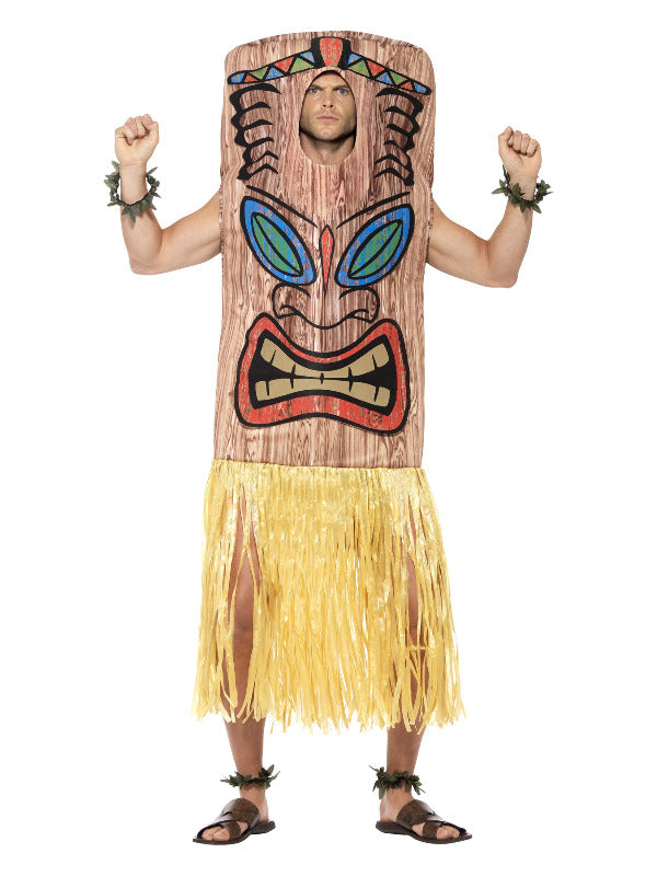 Tiki Totem Costume, Brown Dress Loud