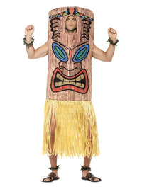 Tiki Totem Costume, Brown Dress Loud