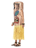 Tiki Totem Costume, Brown Dress Loud